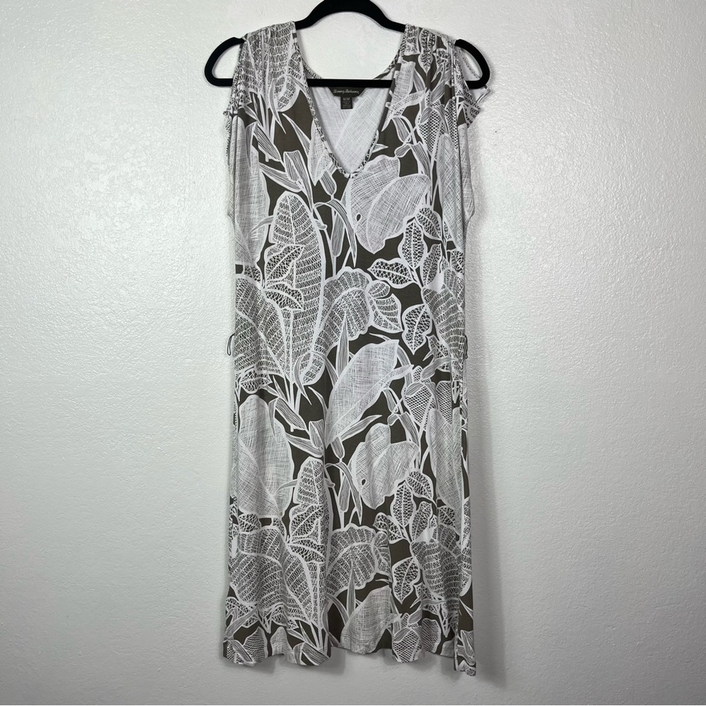 Tommy Bahama Viscose leafy dress size medium